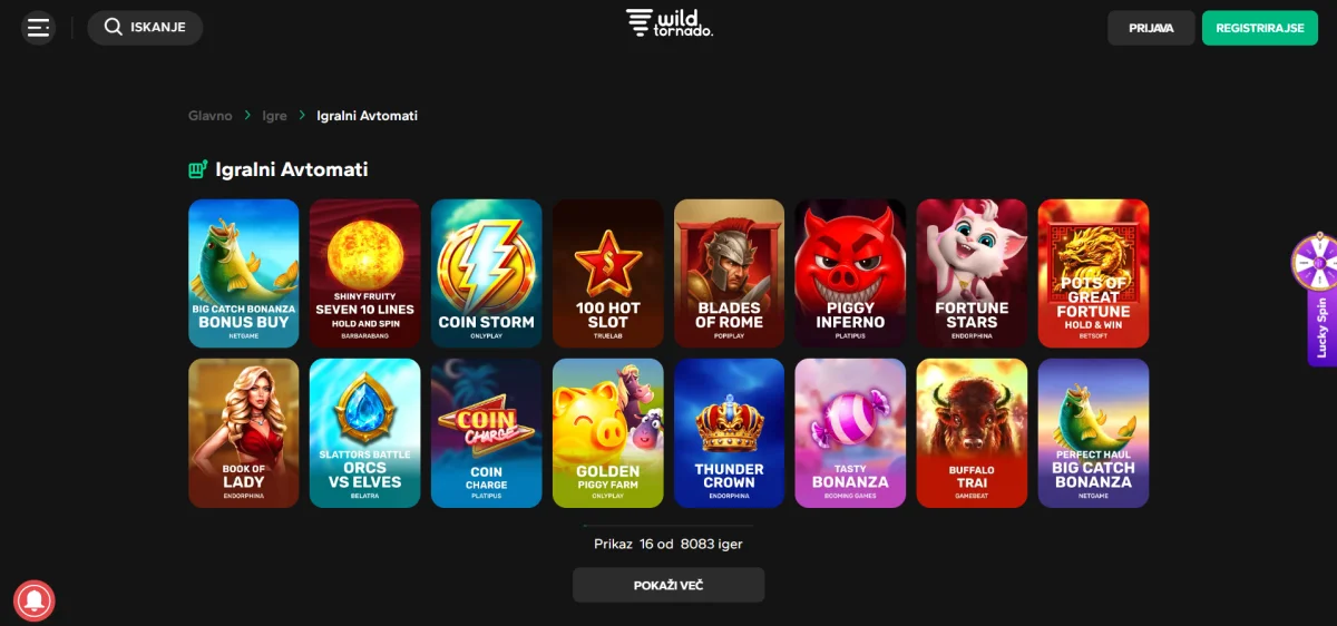 wildtornado casino igre online